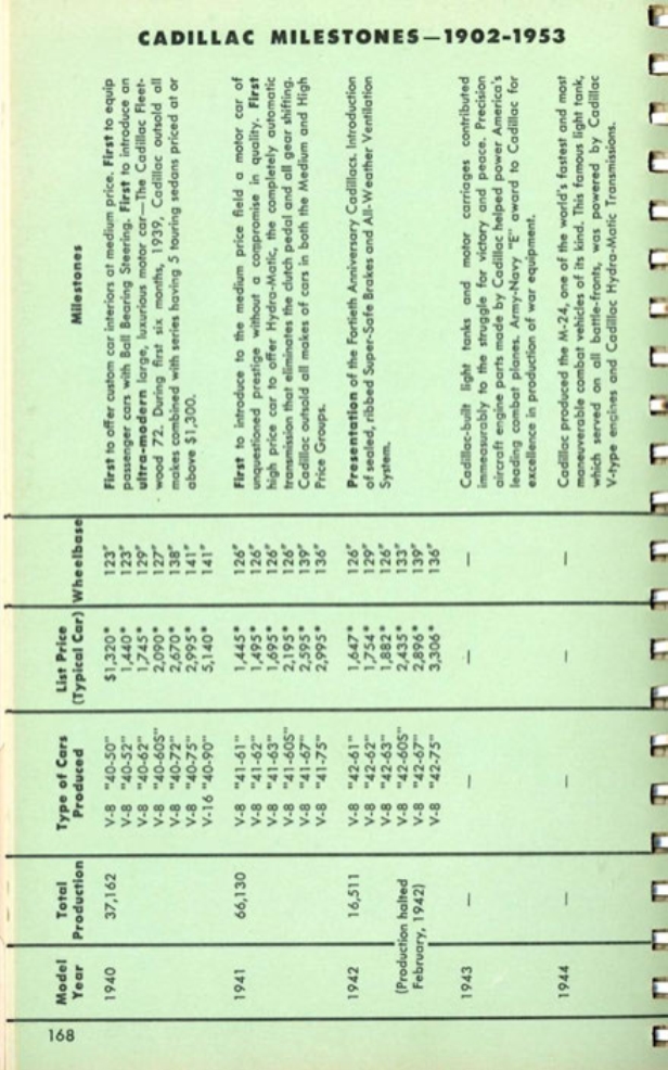 1953 Cadillac Salesmans Data Book Page 19